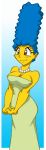 ass breasts chadrocco clothes happy hips marge_simpson the_simpsons wide_hips yellow_skin