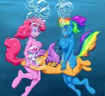  1girl 2futas air_bubbles ambiguous_penetration anthro big_breasts big_penis breasts bubbles byondrage cub cum cum_in_mouth cum_inside drowning fellatio female flat_chest friendship_is_magic futanari futanari_on_female hasbro my_little_pony nipples nude ocean penis pinkie_pie pinkie_pie_(mlp) pony rainbow_dash rainbow_dash_(mlp) scootaloo scootaloo_(mlp) sea sex spitroast tagme underwater underwater_sex water 