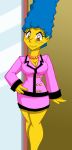 breasts chadrocco clothes happy marge_simpson the_simpsons yellow_skin