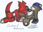 bearmon digimon guilmon tagme