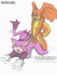  blaze_the_cat crossover dark_nek0gami demi-glenn digimon gazimon mobian sega sonic text 