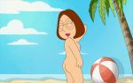 animated ass breasts brown_hair family_guy gif glasses happy indoors meg_griffin naked nipples nude photoshoot posing shaved_pussy thighs