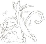 cait_sith final_fantasy final_fantasy_iii final_fantasy_vi furry monochrome stray_cat_(ff6)