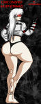 1girl big_ass big_breasts big_butt big_penis black_wings code_crashed_killer female_only genderswap horns horny m.u.g.e.n milf pale_skinned_female red_eyes sexy t1girl white_hair woman
