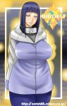 big_breasts blue_hair blunt_bangs breasts high_res hinata_hyuuga hinata_uchiha naruto oreteki18kin