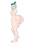 1girl amity_blight ass ass_focus big_ass big_breasts black_nails black_toenails breasts bubble_ass bubble_butt butt_focus completely_nude completely_nude_female disney disney_channel eyebrows eyelashes eyes female_focus female_only grayson_(artist) green_hair legs looking_at_ass looking_back nails naked_female nipples nose nude nude_female sex sexy_body smile smirk smirking the_owl_house toes