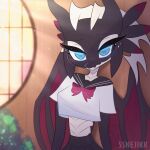 1girl big_breasts female furry gif ssnejikk