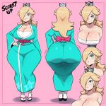 1girl ai_generated ass big_ass big_breasts breasts fundoshilover101 huge_ass huge_breasts kimono mario_(series) nintendo rosalina