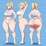 1girl ai_generated ass big_ass big_breasts blizzard_entertainment breasts fundoshi fundoshilover101 huge_ass huge_breasts mercy_(overwatch) overwatch