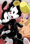 animaniacs ass bbmbbf brother_and_sister dot_warner furry hello_nurse incest nude palcomix tail threesome yakko_warner