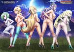 5girls aether_foundation anthro ass bbmbbf blonde blush breast_grab breasts camilla_(fire_emblem) cougar crossover crown cynthia cynthia_(pokemon) earrings female female_human female_only female_pokemon female_pokemon_champion fire_emblem fire_emblem_if game_freak gameboy gameboy_advance gardevoir green_hair groping hair_ornament high_heels jewelry light-skinned_female long_blonde_hair long_hair looking_at_viewer looking_back lusamine lusamine_(pokemon) mario_(series) milf multiple_girls naked_heels night nintendo nintendo_3ds nintendo_ds nintendo_switch nipples nude open_mouth palcomix pale_skin pietros_secret_club pokemon pokemon_(game) pokemon_bdsp pokemon_champion pokemon_character pokemon_diamond_pearl_&_platinum pokemon_dppt pokemon_oras pokemon_rse pokemon_sm pokemon_species pokemon_sun_&_moon pokemon_usum pokepornlive pose princess_rosalina purple_hair pussy red_eyes rosalina royalty shirona shoes smile standing standing_on_one_leg star_earrings stockings super_mario_bros. white_skin