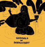 artist_request cum cum_bath cumming gigantic_breasts goddess goddess_of_debauchery long_hair multiple_penises original