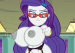 1girl 1girl 1girl accurate_art_style annon areola big_breasts big_breasts bimbo bouncing_breasts breasts edit equestria_girls erect_nipples eyeshadow female_only friendship_is_magic garter_belt garter_straps glasses hasbro huge_breasts looking_at_viewer my_little_pony nipples nude nude_female pointing pointing_at_viewer rarity_(mlp) screencap screenshot screenshot_edit