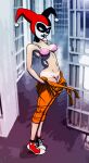 bra bra_and_panties dc_comics dc_comics gao23 harleen_quinzel harley_quinn panties pink_bra prison prison_clothes underwear