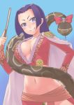  1girl black_eyes black_hair boa_hancock boa_hancock_(cosplay) breasts cleavage cosplay ekaterina_(railgun) kongou_mitsuko long_hair murakumo_takeru navel new_year one_piece salome_(one_piece) snake solo to_aru_kagaku_no_railgun to_aru_majutsu_no_index 