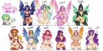 10girls 1boy anthro anthrofied applejack_(mlp) bare_shoulders bikini black_hair blonde_hair blue_hair breasts bridal_gauntlets character_name choker cleavage elbow_gloves eyewear fluttershy_(mlp) friendship_is_magic glasses gloves green_hair hair hands_on_hips high_res horn humanized jewelry large_breasts lingerie long_hair low-tied_long_hair lowleg lowleg_bikini maniacpaint multicolored_hair multiple_girls my_little_pony necklace negligee pink_hair pinkie_pie_(mlp) princess_cadance princess_celestia princess_luna purple_hair queen_chrysalis rainbow_dash_(mlp) rainbow_hair rarity_(mlp) see-through side-tie_bikini spike_(mlp) stockings swimsuit tankini thumbs_up tight_clothing twilight_sparkle_(mlp) two-tone_hair two_tone_hair underwear wide_hips wings