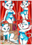 1girl 1girl 1girl anthro bbmbbf breasts comic disney female_only furry miss_kitty's_night_(comic) miss_kitty_mouse mouse palcomix palcomix rodent the_great_mouse_detective