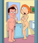 ass breasts edit erect_nipples erect_penis family_guy huge_penis lois_griffin male/female nude thighs