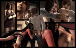 1boy 2_girls 3d artist_request awkward caught caught_having_sex caught_in_the_act collage cynthia_velasquez eileen_galvin fellatio henry_townshend horror konami latina official_art official_artwork_edit official_style oral photoshop photoshop_(medium) silent_hill silent_hill_4