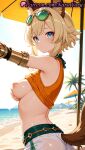 1girl 1girl 1girls 2025 ai ai_assisted ai_generated animal_ear_fluff animal_ears anime anime_style armpits ass ass bangs bare_shoulders beach beach_umbrella belt big_breasts blonde_hair blue_eyes blush breasts bust cat_ears closed_mouth clothes_lift crop_top day eyeshadow eyewear_on_head female_focus female_only female_solo from_side genshin_impact green-tinted_eyewear hentai high_quality high_res high_res high_resolution hoyoverse juicy_butt kachina_(genshin_impact) lifted_by_self looking_at_viewer looking_to_the_side makeup medium_breasts medium_hair mihoyo mihoyo_technology_(shanghai)_co._ltd. natsuyoru nipples nipples_outside non-asian ocean orange_shirt outside palm_tree parasol patreon sand see-through selfpic shirt shirt_lift short_hair short_hair_with_long_locks shorts side sidelocks sleeveless sleeveless_shirt solo_female stable_diffusion sunglasses tail tinted_eyewear umbrella uncensored_nipples voluptuous voluptuous_female water wet wet_clothes white_shorts