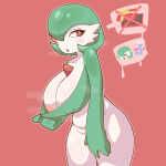 1girl 1girl 1girl 2024 big_breasts breasts female_only gardevoir generation_3_pokemon humanoid inviting kuerno looking_at_viewer nintendo nipple_slip pokémon_(species) pokemon pokemon_(species) thick_thighs voluptuous