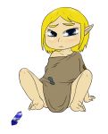 ass blonde_hair blue_eyes bluelimelight mila_(the_wind_waker) the_legend_of_zelda the_wind_waker