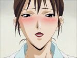  1girl blush blush_lines bun_hair doctor fubuki_touka g-taste gif gif gif lab_coat labcoat lips lipstick masturbating_while_watching masturbation masturbation mature mature_female mature_woman milf orgasm orgasm_face 