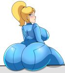 1girl alternate_ass_size ass big_ass big_breasts big_hips bimbo blonde blonde_hair blue_eyes blush bodysuit bottom_heavy brown_hair bubble_ass bubble_butt daisy-pink71 dat_ass enormous_ass enormous_butt fat_ass fat_butt female_focus female_only full_of_gas gigantic_ass huge_ass human human_only hyper_ass hyper_butt insanely_hot large_ass large_butt looking_back massive_ass metroid milf nintendo ponytail round_ass samus_aran seductive sexy sexy_ass sexy_body sexy_bubble_butt sitting smelly smelly_ass solo_female thick thick_ass thick_thighs voluptuous white_background wide_ass wide_hips zero_suit