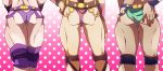 3boys ass bad_id belt esidisi jojo's_bizarre_adventure jojo_no_kimyou_na_bouken kars_(jojo) loincloth male male_focus multiple_boys thighs u_rei_3 wamuu yureisan