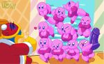 1boy 6+girls angry big_breasts blush breasts dildo genderswap happy heart king_dedede kirbi kirby kirby_(series) multiple_girls nintendo nipples sex thewill uncensored