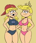  aged_up edit kaixxxcorner lana_loud lola_loud looking_at_viewer nickelodeon older swimsuit the_loud_house 