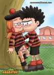 minnie the minx from dennis the menace uk by arabatos