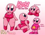 1girl breasts clothes genderswap happy kirbi kirby kirby_(series) nintendo nipples rule_63 thewill