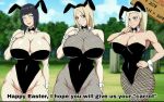 3_girls bunny_ears bunnysuit easter_bunny hinata_hyuuga ino_yamanaka milf naruho naruto naruto_shippuden tsunade