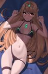 1girl 1girl 1girl 2d 2d_(artwork) alluring beach bikini black_bikini blonde_hair blush day female_focus female_only front_view grin high_res high_resolution hourglass_figure light-skinned_female light_skin long_hair looking_at_viewer lying lying_on_back mature mature_female medium_breasts mythra nintendo sand shadow smiling_at_viewer solo_female summer swimsuit thong thong_bikini two_piece_swimsuit x_xith_x xenoblade_(series) xenoblade_chronicles_2 yellow_eyes