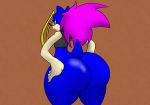  ambiguous_gender ass clothed clothing crossover denizen1414 girly hedgehog huge_ass male solo yamisonic yuki_sairenji-noroi 