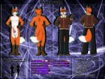 fox furry gay male reference_sheet solo