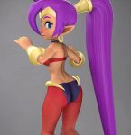  1girl 3d ass ass_shake female_only hip_shake redmoa shantae shantae_(character) smile tagme webm 