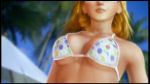 animated animated_gif big_breasts bikini blonde_hair breasts dead_or_alive dead_or_alive_xtreme_2 dead_or_alive_xtreme_beach_volleyball gif large_breasts lowres sunglasses swimsuit tecmo tina_armstrong turnaround