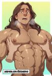 ai_art ai_generated bara big_ass big_balls big_muscles big_penis gay_domination gay_male muscle muscular muscular_male yaoi yaoi