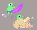 1boy 1girl 1girl 2022 203y adorable adult_swim ambiguous_penetration ass ass_up big_dildo bigger_female blonde_female blonde_hair blush blush_lines breasts butt_bongos canon_couple critter cute dildo drumming drumming_on_ass duo giant_dildo glep_(smiling_friends) green_body huge_dildo human husband_and_wife hyper_dildo imminent_sex laughing lmao lube male male/female male_wearing_strapon marge_simpson_(smiling_friends) nipples non-human purple_dildo romantic_couple romantic_sex sex_toy short-haired_female short_hair size_difference sketch sketchy smaller_male smiling_friends strap-on strap-on taller_female thumbs_up wholesome
