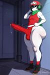 1boy ai_generated ass big_ass cave_story erection erection_under_clothes femboy fundoshi fundoshilover101 huge_ass quote_(cave_story) tabi_socks