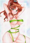 1girl adult_swim alluring bare_legs big_breasts bishoujo_senshi_sailor_moon bishoujo_senshi_sailor_moon_r bishoujo_senshi_sailor_moon_r_the_movie bishoujo_senshi_sailor_moon_s bishoujo_senshi_sailor_moon_s_the_movie bishoujo_senshi_sailor_moon_supers bishoujo_senshi_sailor_moon_supers_the_movie brown_hair green_eyes high_res makoto_kino naked_ribbon sailor_jupiter sinran35 toei_animation toonami underboob viz_media