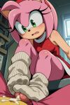 ai_generated amy_rose hedgehog_girl mobian_(species) sonic_the_hedgehog_(series) tagme