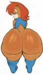 1girl archie_comics chipmunk crossnsfw dat_ass female sally_acorn solo sonic_(series) sonic_the_hedgehog_(archie) sonic_the_hedgehog_(comics) sonic_the_hedgehog_(series) tagme