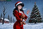 1girl 1girl 1girl 1girls ai_assisted ai_generated big_ass big_breasts big_breasts black_hair breasts brown_hair christmas christmas_clothing christmas_decorations christmas_hat christmas_headwear christmas_outfit christmas_tree chromatic_abberation curvaceous curvaceous_body curvaceous_female curvaceous_figure curves curvy curvy_body curvy_female curvy_figure curvy_hips cute cute_face detailed_background eyebrows eyelashes eyeliner femal high_res high_res high_resolution hires house huge_ass huge_breasts hugging hugging_plushie indoors inuyasha kagome_higurashi large_ass light-skinned_female long_hair patreon patreon_username plushie santa_costume santa_dress santa_hat sexually_suggestive sfw sky snow snowing stable_diffusion tagme teddy_bear thaisalon thick thick_thighs thighs voluptuous voluptuous_body voluptuous_female watermark waving