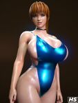 1girl 3d alluring big_breasts bikini dead_or_alive dead_or_alive_2 dead_or_alive_3 dead_or_alive_4 dead_or_alive_5 dead_or_alive_6 dead_or_alive_xtreme_venus_vacation female_only fit_female hagiwara_studio kasumi kasumi_(doa) kunoichi one-piece_bikini orange_eyes orange_hair silf swimsuit tagme tecmo thick_thighs wide_hips