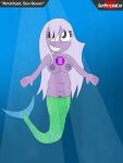 1girl amethyst_(steven_universe) breasts cartoon_network female gem_(species) getpsychocat mermaid nude nudity pussy sea solo steven_universe underwater
