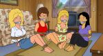 bondage glasses king_of_the_hill luanne_platter peggy_hill rope_bondage taped_mouth
