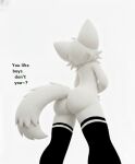ai_generated ass boykisser furry meme small_butt text white_fur